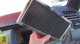 Замена салонного фильтра на Mercedes W210