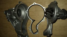 Замена помпы на Ауди 80