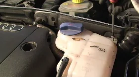 Замена амортизаторов на Audi A4 8D