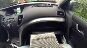 Замена фильтра салона на Honda Accord