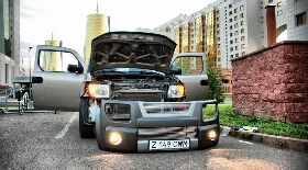 Установка противотуманных фар на Honda Element