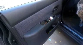 Снятие обшивки двери Nissan Tiida