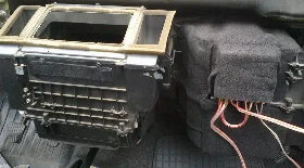 Ремонт радиатора печки Lanos