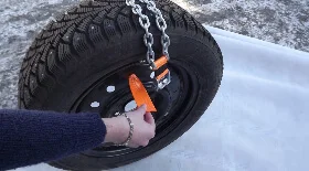 Монтаж и демонтаж браслетов противоскольжения