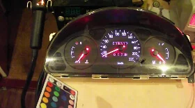 Снятие и разборка приборной панели Lanos (Sens)