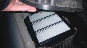 Замена воздушного фильтра Chevrolet Lacetti