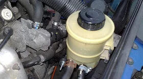 Замена жидкости ГУР Рено Логан