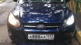 Снятие фары (замена лампочек) на Форд Фокус 3