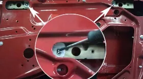 Снятие стеклоподъемника Лада Гранта