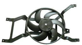 Снятие вентилятора радиатора двигателя Рено Логан