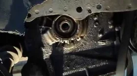 Замена сальника коленвала Nissan Primera P12