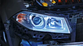 Снятие бампера и передней фары Renault Megane 2