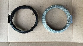 Замена прокладки между выпускным коллектором и приемной трубой глушителя Рено Логан