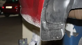 Замена брызговика переднего/заднего колеса Renault Logan 2