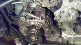 Снятие генератора Ауди А6