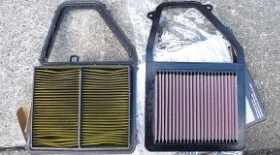 Замена воздушного фильтра двигателя на Honda Civic ES1