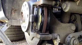 Замена задних колодок Ауди А6