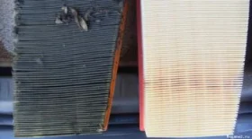 Как заменить воздушный фильтр двигателя на Renault Scenic 2