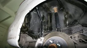 Шумоизоляция колесных арок