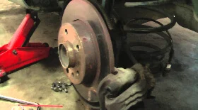 Замена задней ступицы Опель Зафира