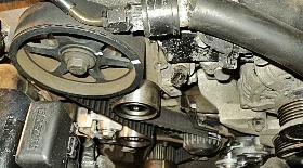 Замена ремня ГРМ на Туссан 2.0 дизель