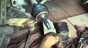 Замена пыльника наружного ШРУСа Калина