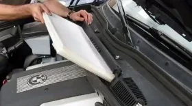 Замена салонного фильтра БМВ Х3