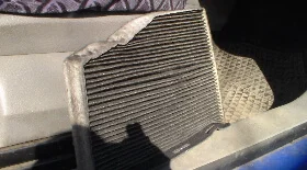 Замена салонного фильтра Кадди