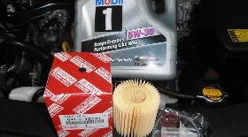 Замена масла на Toyota Camry