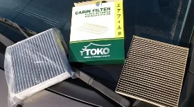 Замена салонного фильтра Митсубиси Кольт