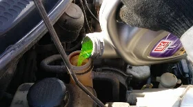 Замена охлаждающей жидкости на Матиз