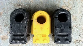 Замена втулок стабилизатора Рено Меган 2