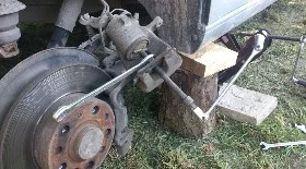 Замена задних тормозных колодок Фольксваген Кадди