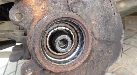 Замена подшипника передней ступицы Ауди 100