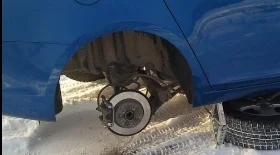 Замена передних тормозных колодок Шевроле Круз