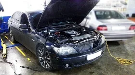 Тех. обслуживание БМВ Е65 (замена масла и фильтров)