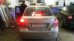 Замена лампы стопа на Авео