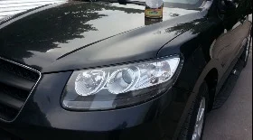 Замена лампы ПТФ на Санта Фе