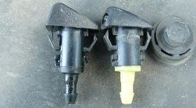 Как поменять форсунки омывателя на Киа Рио