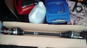 Замена правого привода на Логане