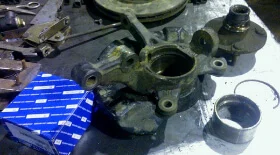 Замена переднего ступичного подшипника Солярис