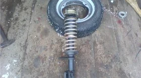 Замена передних амортизаторов ЗАЗ Таврия