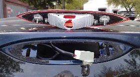 Замена лампы дополнительного стоп-сигнала Nissan Note