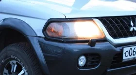 Замена лампы габарита Паджеро Спорт