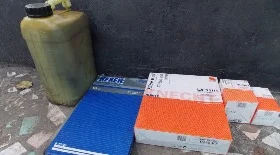 Замена масла, воздушного и топливного фильтров на Mersedes Sprinter 313 2.2 cdi