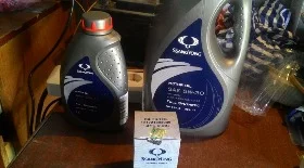 Замена масла и фильтров на Actyon бензин G20D