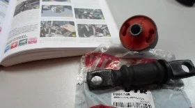 Замена сайлентблоков передних рычагов на Эстиме