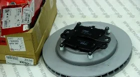 Замена задних тормозных колодок на Туарег 2