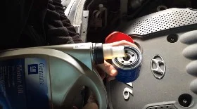 Замена масла Хендай Санта Фе (2.7)