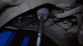 Замена рулевой тяги Октавия А4